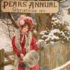 Pears Soap 1911 Annual Cover, Vintage 1978 Book Page, Winter Snow, Bedroom Home Decor, Retirement Present, Birthday Gift Mum Grandma Aunt