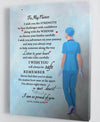 To My Niece - From Aunt - Nurse Framed Canvas Gift