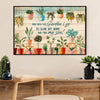 Gardening Poster Home Décor Wall Art | Into The Garden | Gift for Gardener, Plants Lover