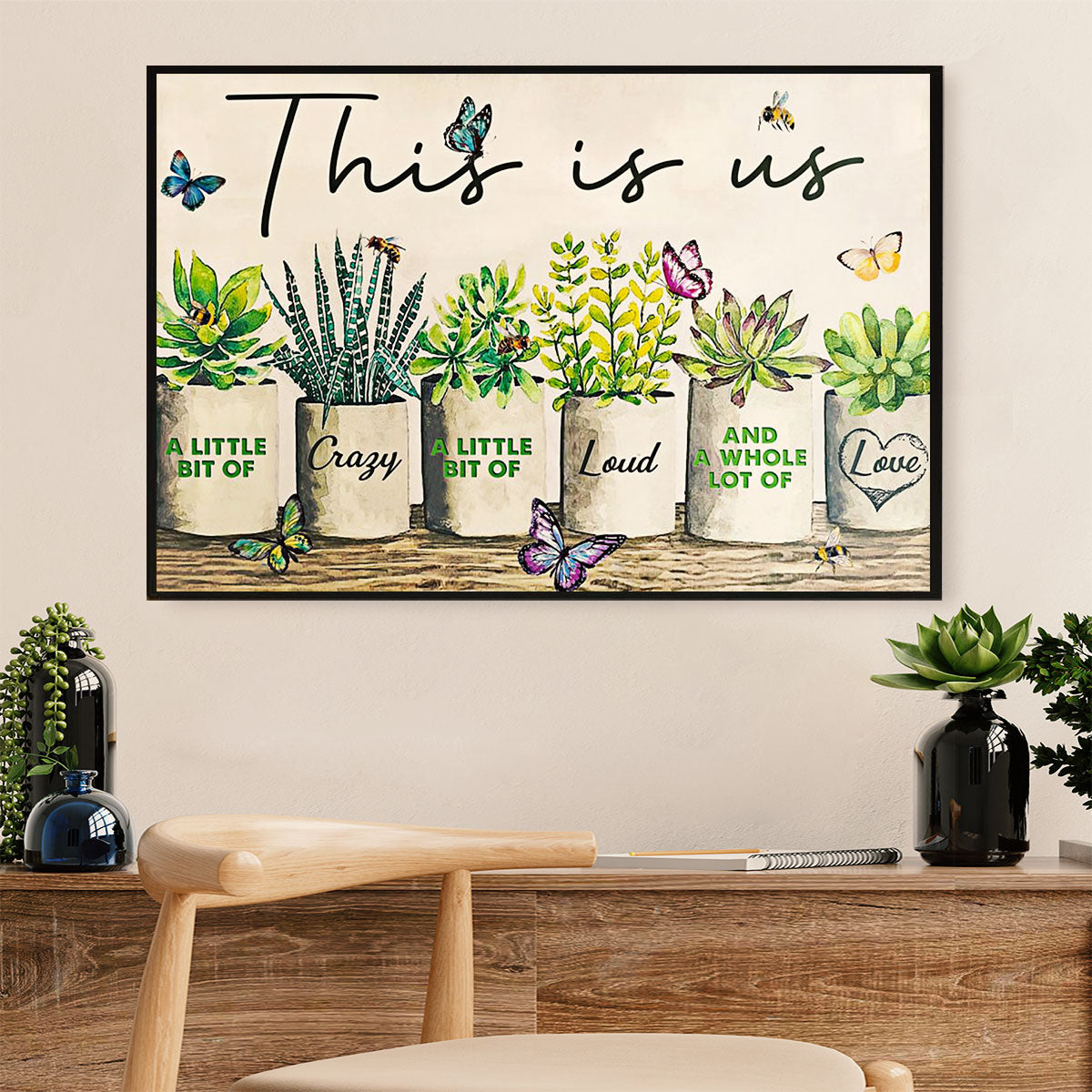 Gardening Poster Home Décor Wall Art | This is Us | Gift for Gardener, Plants Lover
