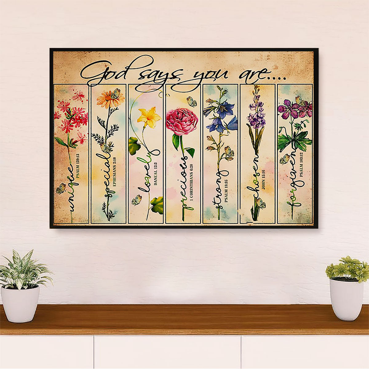 Gardening Poster Home Décor Wall Art | You Are Special | Gift for Gardener, Plants Lover