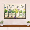 Gardening Poster Home Décor Wall Art | This is Us | Gift for Gardener, Plants Lover