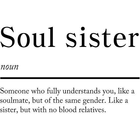 Personalized Soul Sisters Wall Art - Art Print Digital — Glacelis