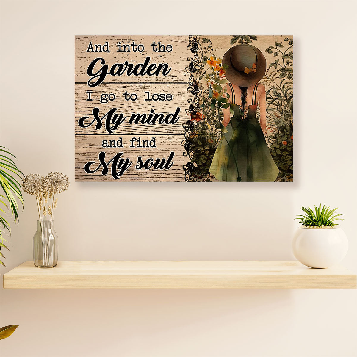 Gardening Poster Home Décor Wall Art | Lose My Mind | Gift for Gardener, Plants Lover
