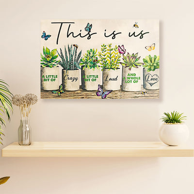 Gardening Poster Home Décor Wall Art | This is Us | Gift for Gardener, Plants Lover