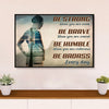 Swimming Poster Room Wall Art | Humble Badass Swimmer | Gift for Swimmer