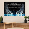 Swimming Poster Room Wall Art | Better Than The Day Before | Gift for Swimmer