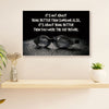 Swimming Poster Room Wall Art | Better than The Day Before | Gift for Swimmer