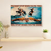 Swimming Poster Room Wall Art | Stop When You're Done | Gift for Swimmer