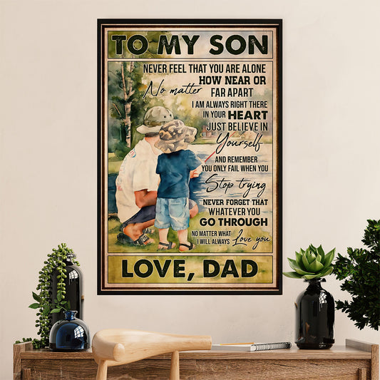 Fishing Poster Room Wall Art Prints | Gift from Dad to Son | Vintage Gift for Fisherman