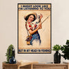 Fishing Poster Room Wall Art Prints | Funny Quote Fishing | Vintage Gift for Fisherman