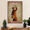 Fishing Poster Room Wall Art Prints | Mad Hustle & Dope Soul Woman | Vintage Gift for Fisherman