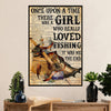 Fishing Poster Room Wall Art Prints | Girl Loves Fishing | Vintage Gift for Fisherman