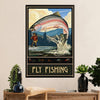 Fishing Poster Room Wall Art Prints | Fly Fishing | Vintage Gift for Fisherman