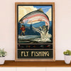 Fishing Poster Room Wall Art Prints | Fly Fishing | Vintage Gift for Fisherman
