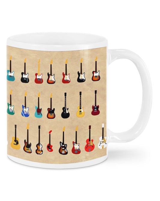 Guitar Coffee Mug | Electric Guitar | Drinkware Gift for Guitarist