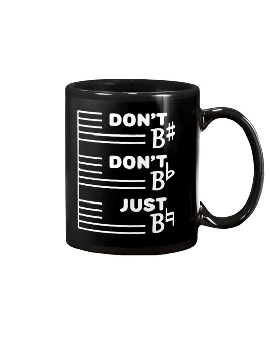 Guitar Coffee Mug | Guitar Don't B | Drinkware Gift for Guitarist