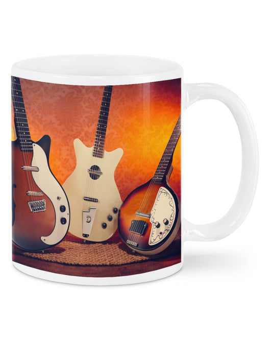 Guitar Coffee Mug | Guitars | Drinkware Gift for Guitarist