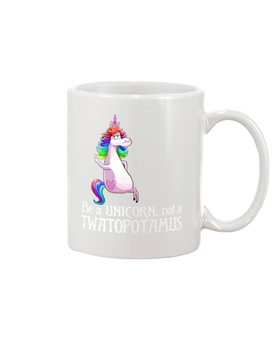Funny Coffee Mug | Be A Unicorn | Funny Badass Quotes Drinkware Gift