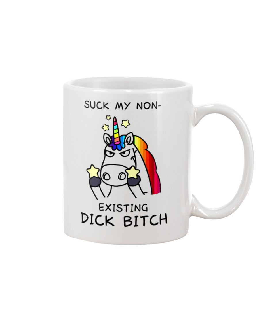 Funny Coffee Mug | Unicorn Suck My Non | Funny Badass Quotes Drinkware Gift