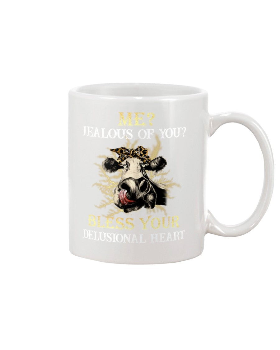 Funny Coffee Mug | Funny Cow | Funny Badass Quotes Drinkware Gift