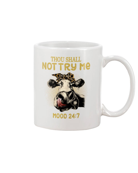 Funny Coffee Mug | Not Try Me | Funny Badass Quotes Drinkware Gift