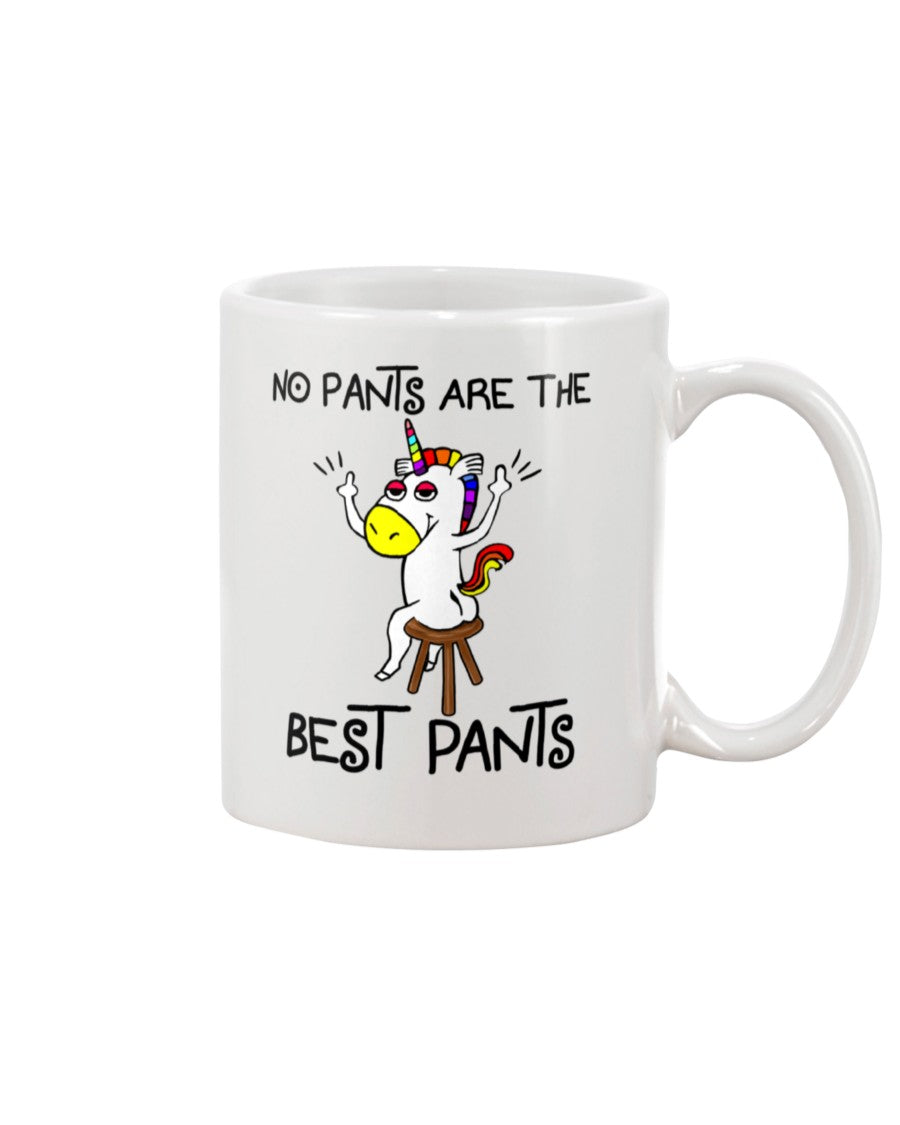 Funny Coffee Mug | Unicorn No Pants | Funny Badass Quotes Drinkware Gift