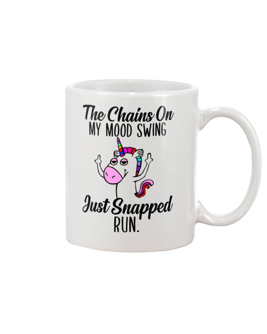 Funny Coffee Mug | Unicorn Just Snapped | Funny Badass Quotes Drinkware Gift