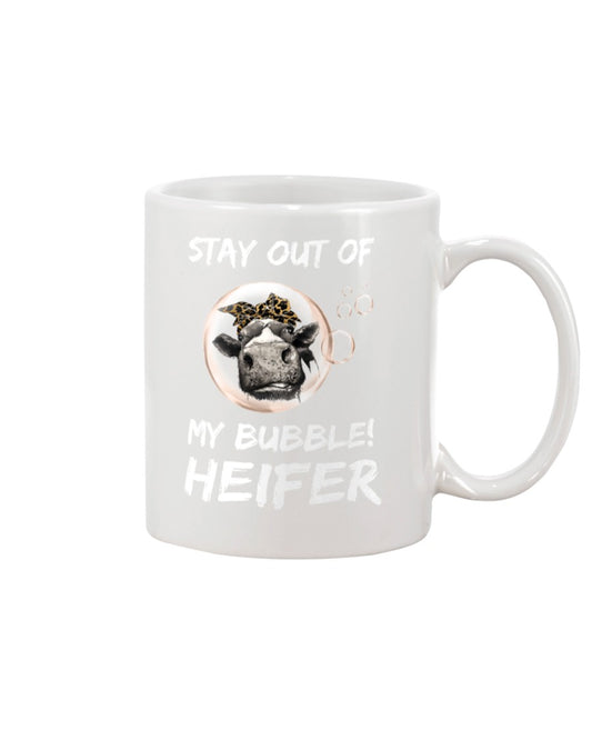 Funny Coffee Mug | Stay Out Of My Bubble | Funny Badass Quotes Drinkware Gift