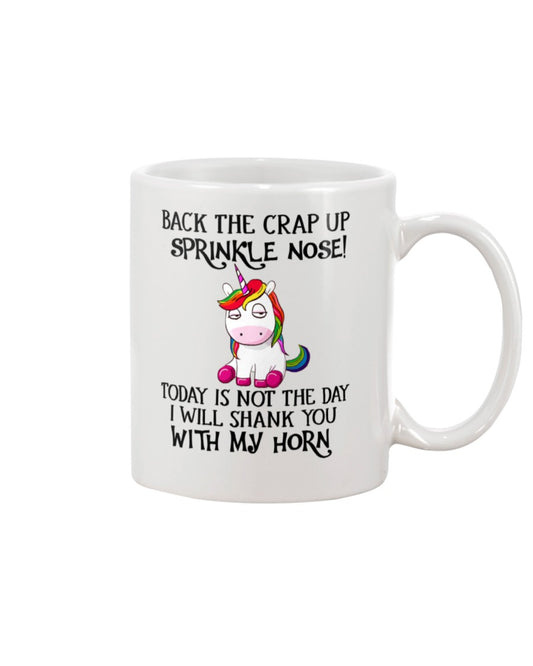 Funny Coffee Mug | Unicorn Sprinkle Nose | Funny Badass Quotes Drinkware Gift