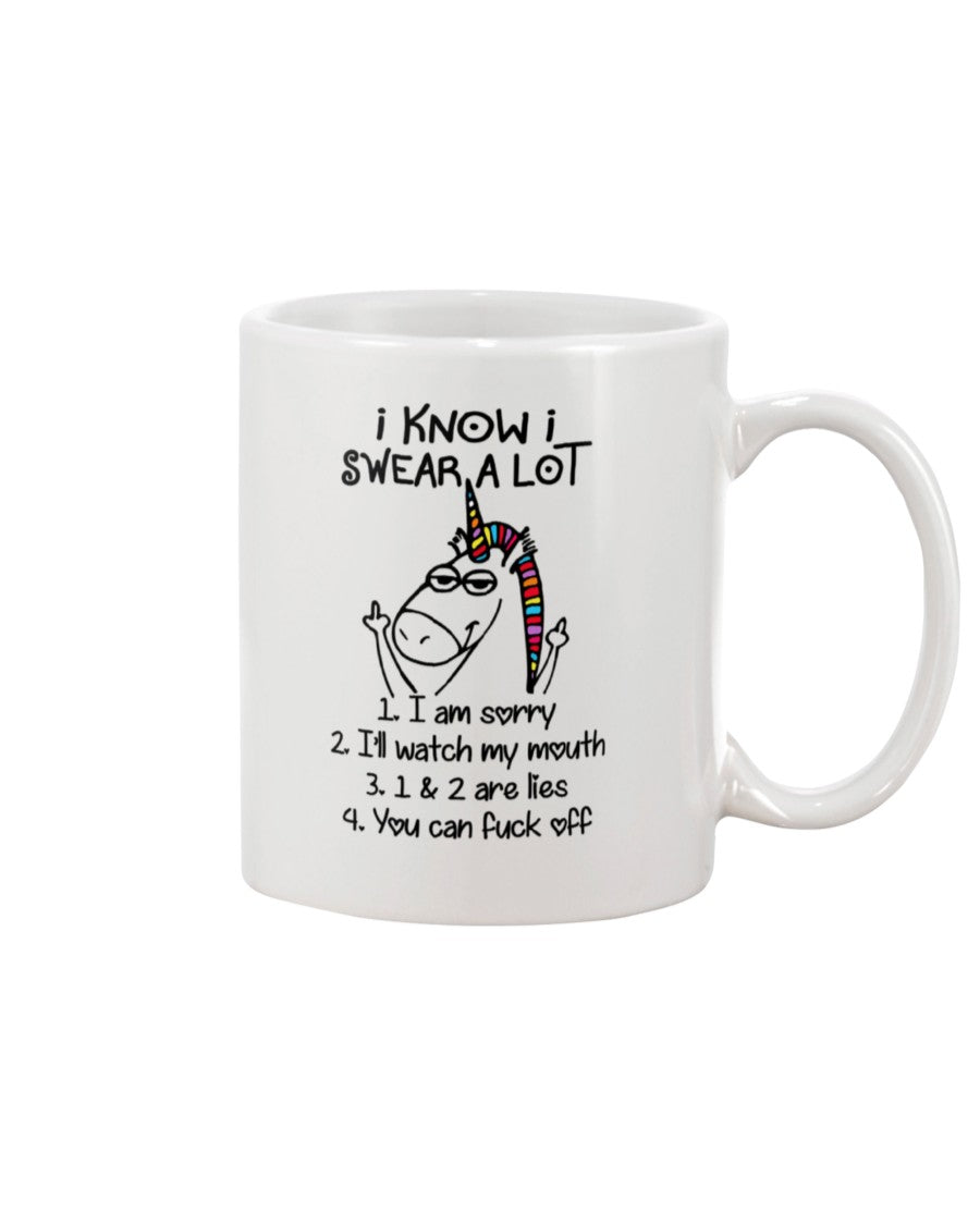 Funny Coffee Mug | Unicorn You Can F Off | Funny Badass Quotes Drinkware Gift