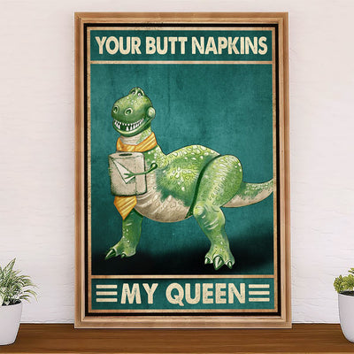 Bathroom Poster TM Your Butt | Funny Wall Art Gift for Friends, Room Décor for Restroom