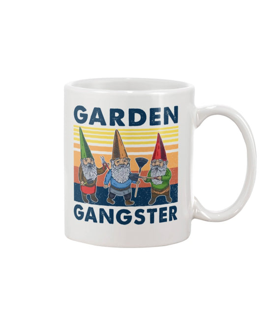 Gardening Coffee Mug | Garden Gangster | Drinkware Gift for Gardener, Plants Lover