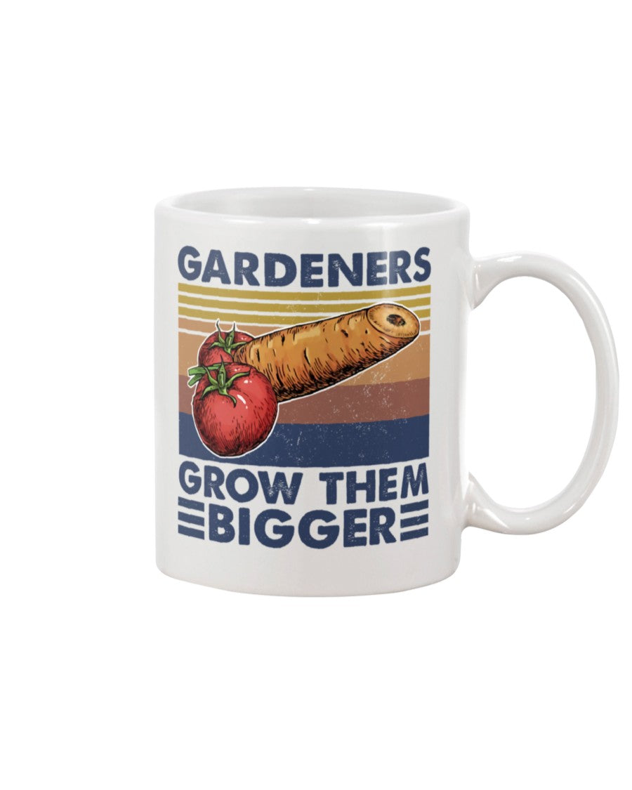 Gardening Coffee Mug | Gardeners Throw Them Bigger | Drinkware Gift for Gardener, Plants Lover