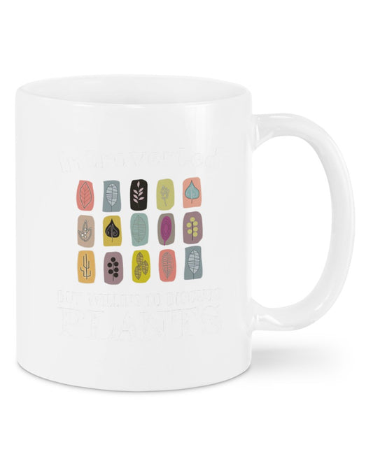 Gardening Coffee Mug | Plants Leaves | Drinkware Gift for Gardener, Plants Lover