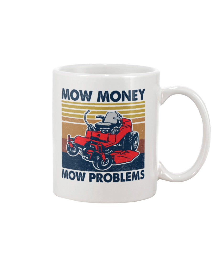 Gardening Coffee Mug | Mow Money | Drinkware Gift for Gardener, Plants Lover