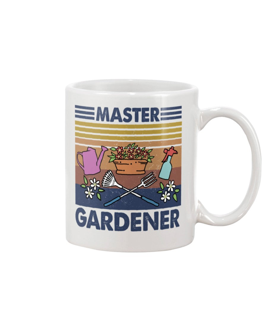Gardening Coffee Mug | Master Gardener | Drinkware Gift for Gardener, Plants Lover