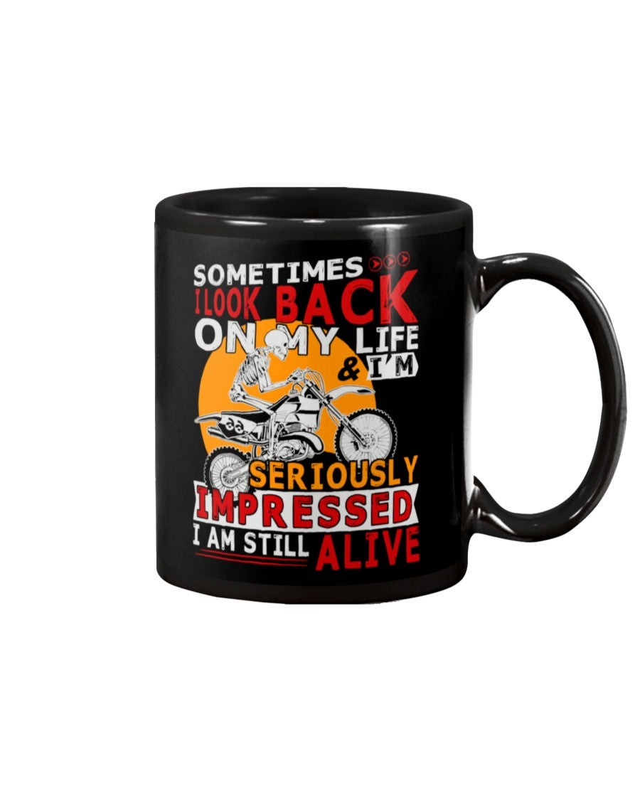 Motorcycle Coffee Mug | I Am Still Alive | Drinkware Gift for Men Women Biker, Motorcyclist