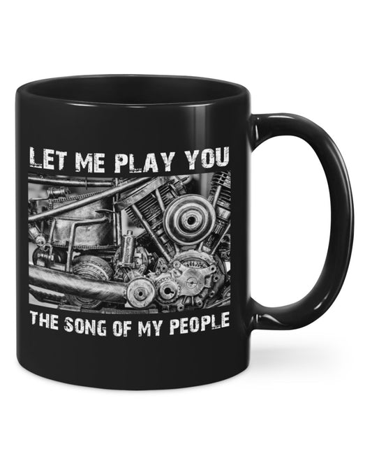 Motorcycle Coffee Mug | Let Me Play With You | Drinkware Gift for Men Women Biker, Motorcyclist