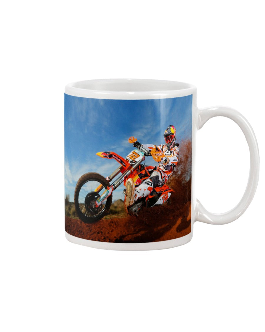 Motorcycle Coffee Mug | Motor Biker | Drinkware Gift for Men Women Biker, Motorcyclist