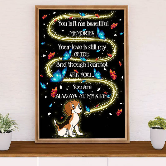 Beagle Dog Poster | Dog Friend | Wall Art Gift for Pocket Beagle Puppies Lover