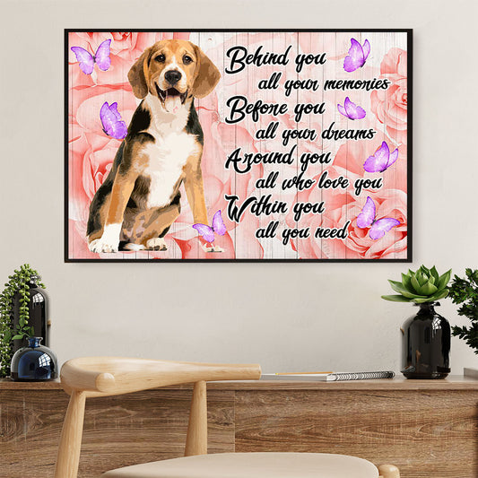 Beagle Dog Poster Prints | Lovely Quotes Motivational Quotes | Wall Art Gift for Pocket Beagle Puppies Lover
