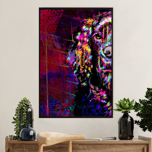 Cocker Spaniel Dog Poster | Colorful Watercolor Dog Painting | Wall Art Gift for Cocker Spaniel Puppies Lover