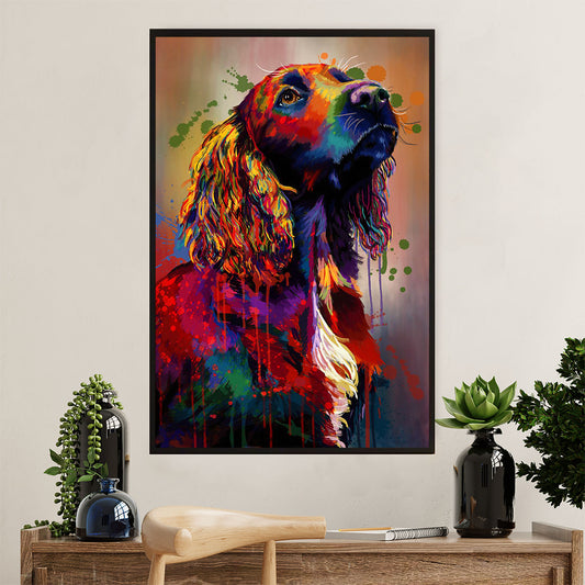 Cocker Spaniel Dog Poster | Watercolor Dog Painting | Wall Art Gift for Cocker Spaniel Puppies Lover