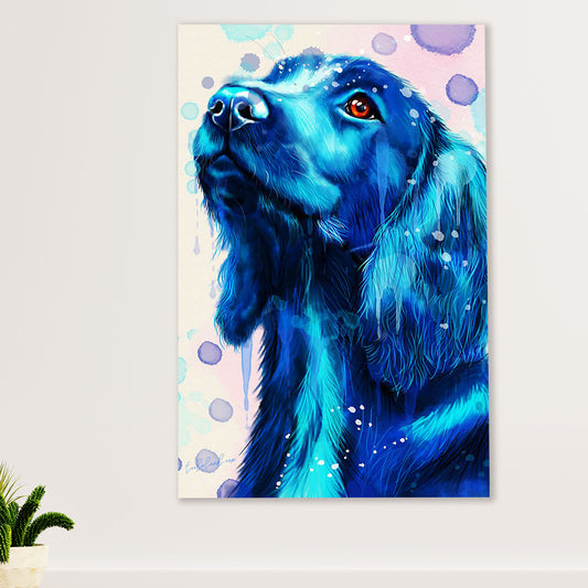 Cocker Spaniel Canvas Wall Art | Watercolor Dog Painting | Gift for Cocker Spaniel Puppies Lover