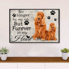 Cocker Spaniel Dog Poster | Forever in My Heart | Wall Art Gift for Miniature Puppies Lover