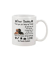 Dachshund Dog Coffee Mug | From Dog to Daddy | Drinkware Gift for Dachshund Puppies Lover