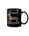 Dachshund Dog Coffee Mug | I Need Coffee, Books & Dog | Drinkware Gift for Dachshund Puppies Lover