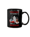 Dachshund Dog Coffee Mug | Christmas Is Better With | Drinkware Gift for Dachshund Puppies Lover