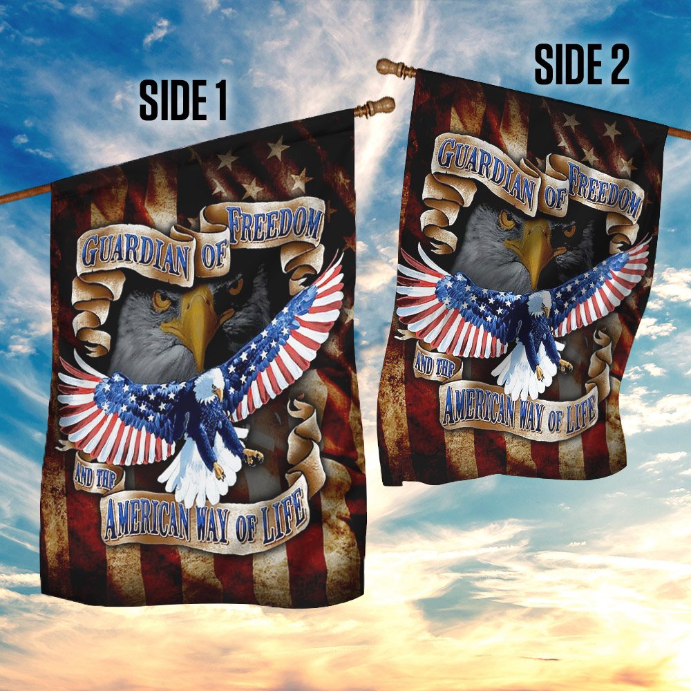 American Eagle. Guardian Of Freedom Flag